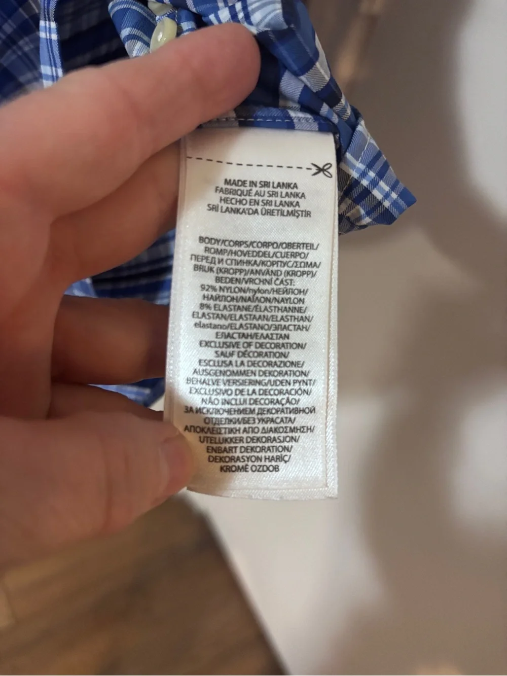 Polo by Ralph Lauren Blue Plaid Button-Down Shirt - Picture 3 of 3